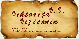 Viktorija Vizićanin vizit kartica